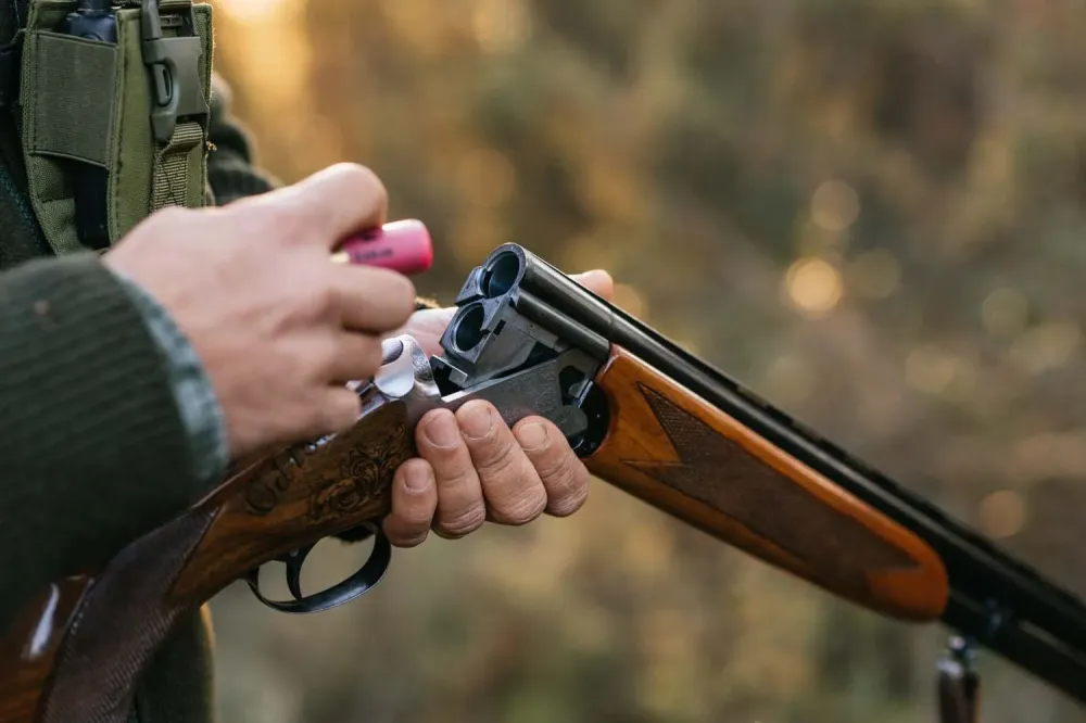 Fusil de chasse près de Toucquet