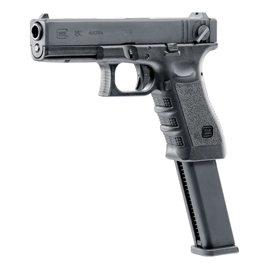 Pistolet Glock 18C Gaz 6mm Airsoft Semi et Full Auto