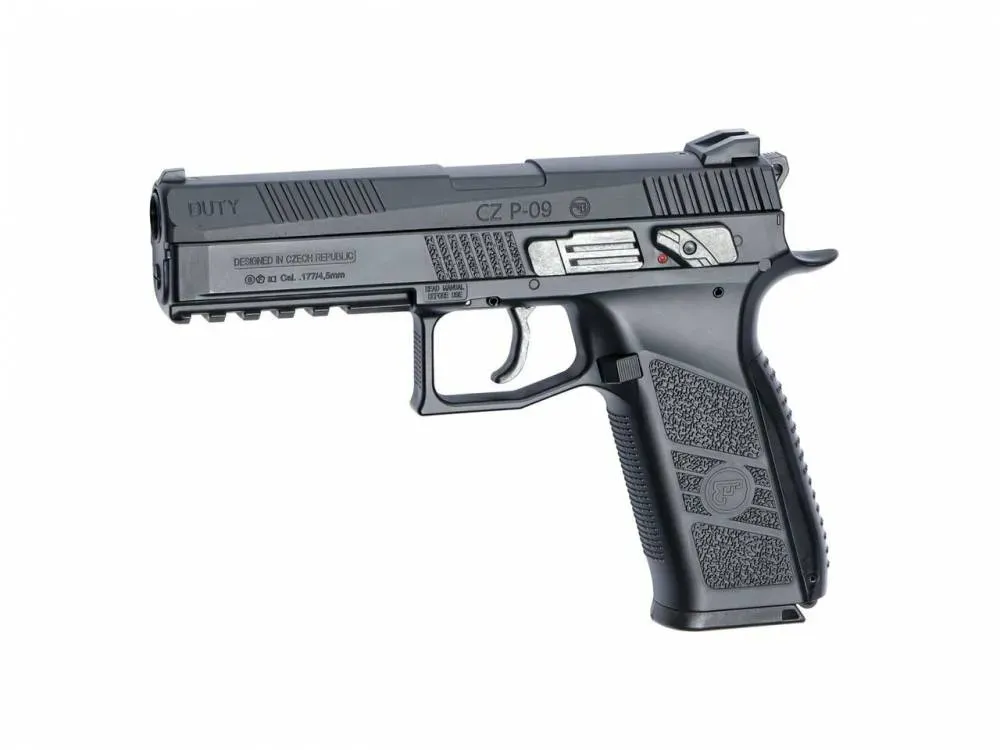 Pistolet à plomb 4.5 CZ P09 duty culasse blowback