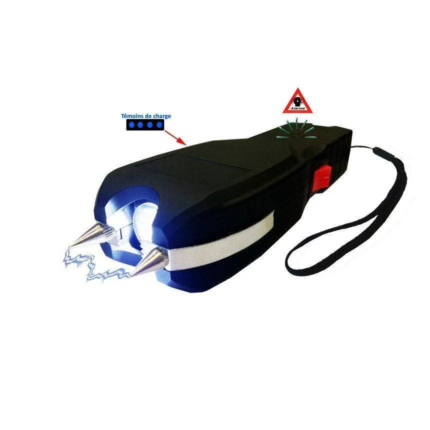Shocker de défense lampe et alarme 5 000 000 V